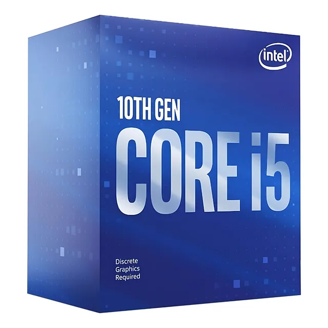 Procesador Intel Core i5-10400F BX8070110400F de 6 núcleos y 4.3GHz de frecuencia.