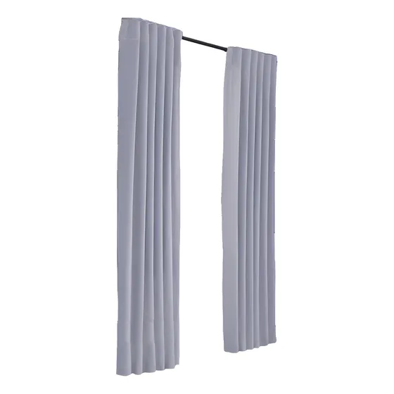 Juego De Cortinas Blackout Textil Presillas Ocultas Oferta!