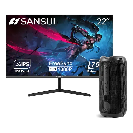 Simple Deluxe Sansui Monitor De 22 Pulgadas Ips 75hz Fhd 108