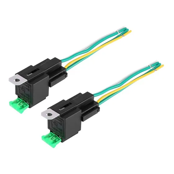 Relé De Fusibles De 4 Pines Y 12v 30a Con Arnés 2 Piezas