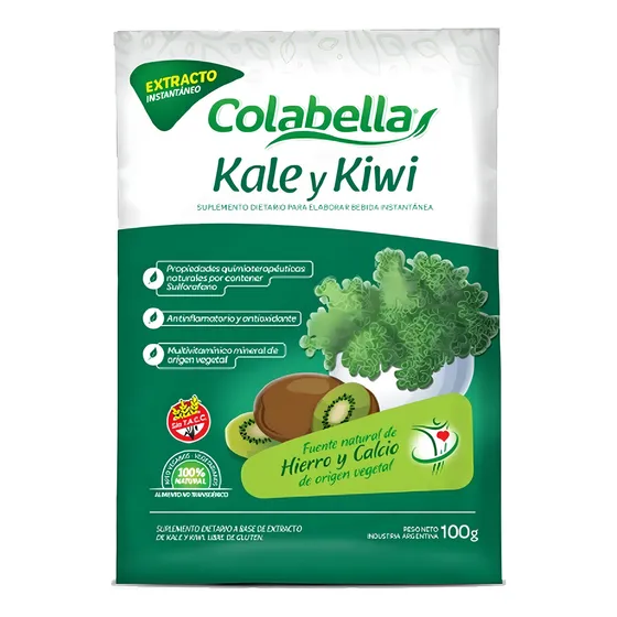 Bebida De Kale Y Kiwi Colabella - 100grs