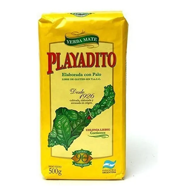 Erva Mate Playadito Tradicional Argentina 3 Pacote De 500g