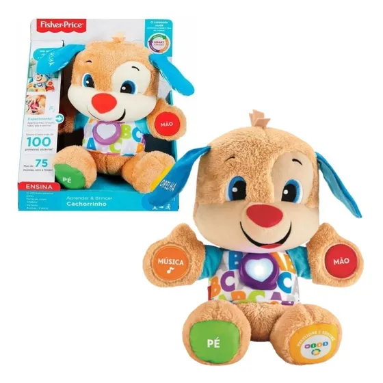 Pelúcia Cachorrinho Smart Aprender E Brincar - Fisher Price