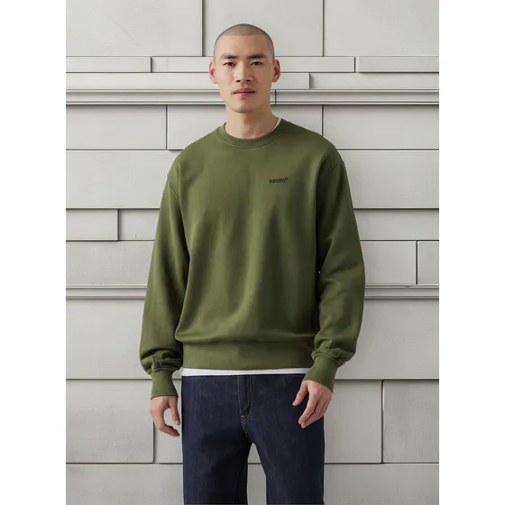 Polerón Hombre Authentic Crew Verde Levis A9244-0020