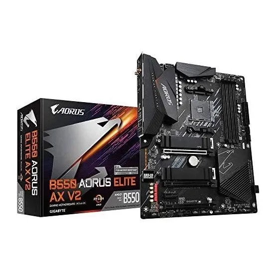Motherboard Gigabyte B550 Aorus Elite Ax V2 Ddr4 Ram -negro