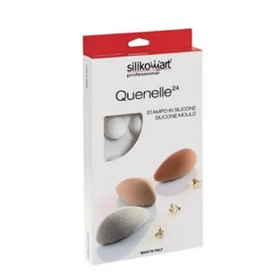 Molde De Silicona Silikomart Profesional Quenelle 24