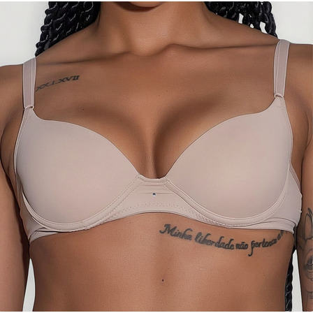 Sutiã Amoo Base Microfibra Lisa 124 Sutiã Amoo Base Microfibra Lisa 124
