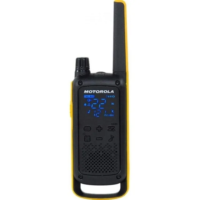 Comunicador de radio impermeable Motorola T470 Talkabout de 56 km