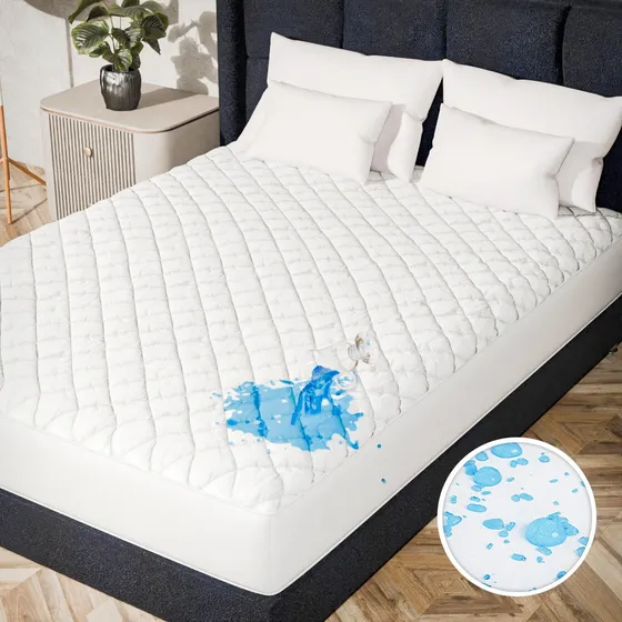Cubre Colchon Protector Impermeable 2 Plazas 140x190 Funda