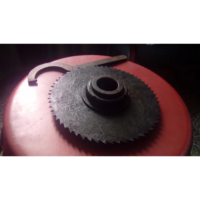 Disco Oblicuo Para Madera 35mm Para Trompo Industrial 8 Pul