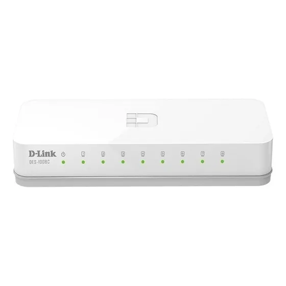 Switch D-Link DES-1008C Hub 100mbps
