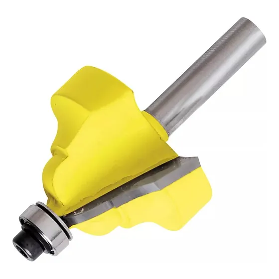 Fresa Doble Romana P/router-trompo Carpintero Eje 1/4 