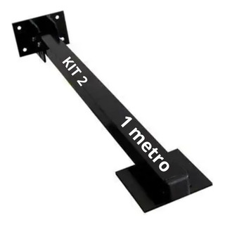 2 Peças Suporte Prolongador Alumínio 1metro Câmera Universal 2 Peças Suporte Prolongador Alumínio 1metro Câmera Universal