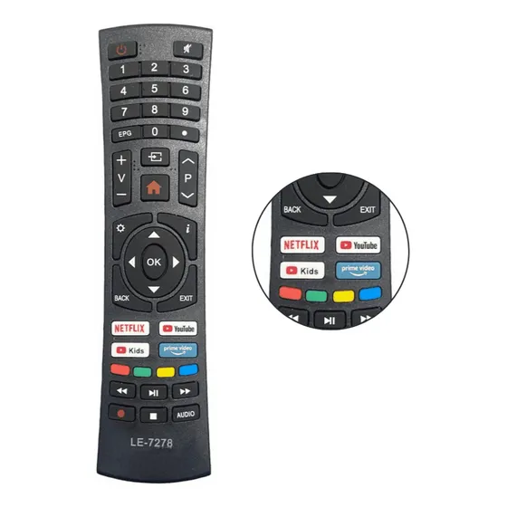 Controle Compatível Multilaser Smart Tv 4k Tl026 Tl027 Tl032