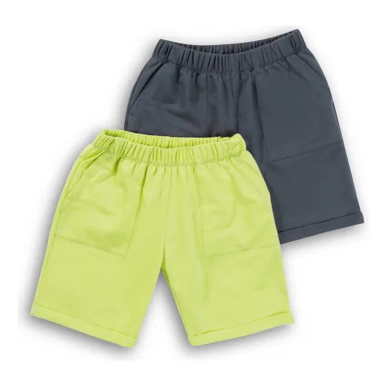 Bermuda Paq X2 Infantil Multicolor Mp 2176