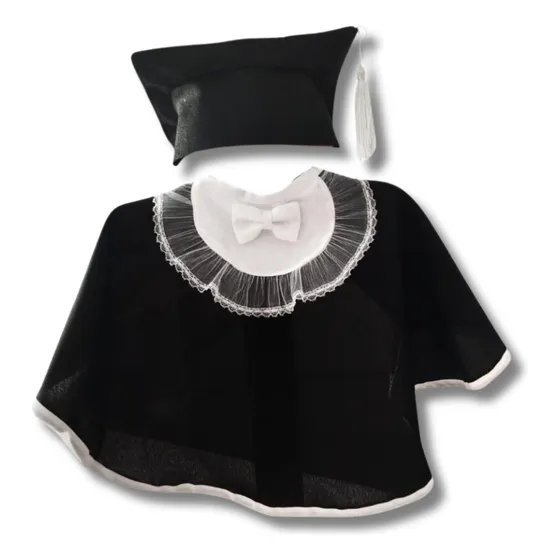 Roupa De Mêsversário Meia Beca De Formatura | Tema Formatura