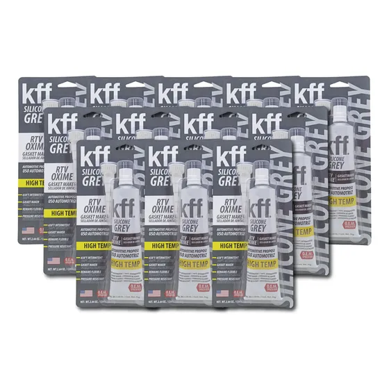 12 Silicones Grey Rtv Oxime, Sellador De Juntas Kff, 75gr.
