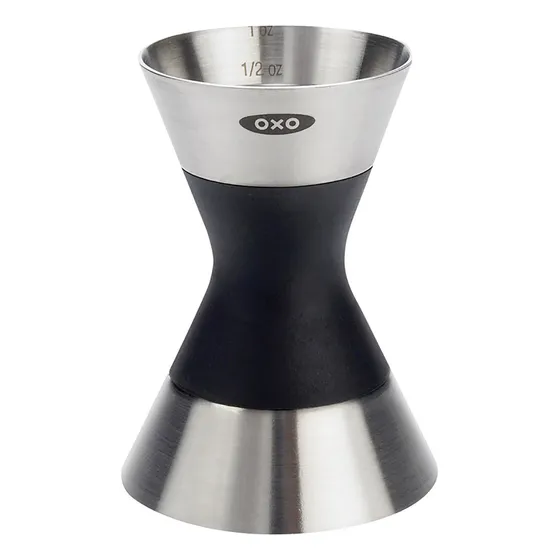 Steel Cuchara Giratoria Medida Doble Jigger Acero