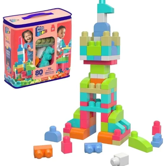 Lego Mega Bloques Bloks 80 Piezas Juguetes Bebés
