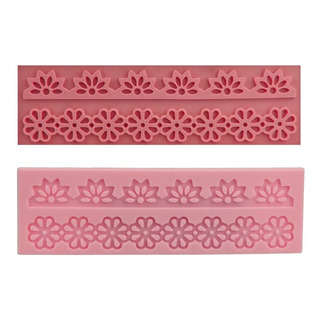 Molde De Silicon Fondant, Sugar Lace, Encaje Flores Molde De Silicon Fondant, Sugar Lace, Encaje Flores