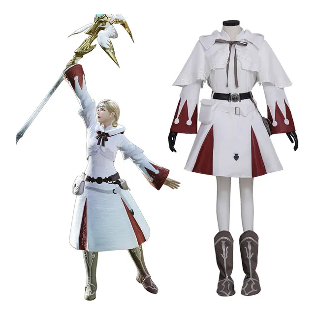 Fantasia De Final Fantasy Xiv White Mage  Elegante Conjunto