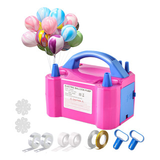 Bomba De Globos Eléctrica,con Doble Boquilla Inflador De Bomba De Globos Eléctrica,con Doble Boquilla Inflador De