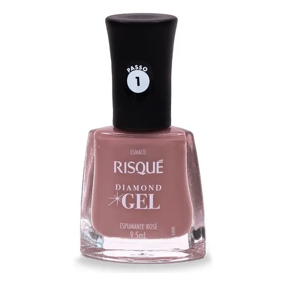 Esmalte Risque Diamond Gel Várias Cores Atacado Revenda Cores Espumante Rose´