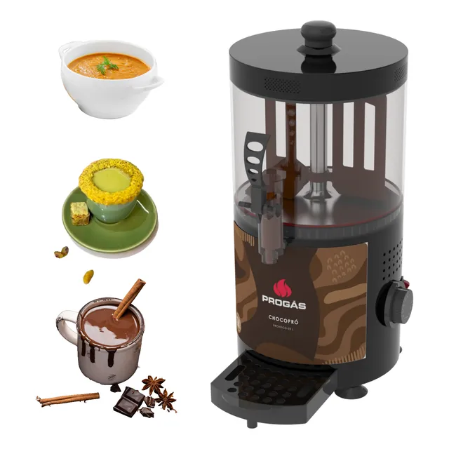Máquina Profissional Chocolate Quente Chocolateira Fondue 3l