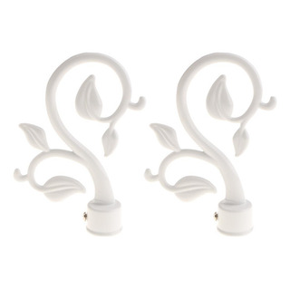 2 Pcs Soporte De Cortina Barra De Cortina Ménsula 2 Pcs Soporte De Cortina Barra De Cortina Ménsula