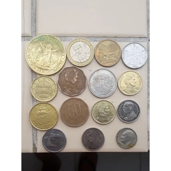 Vendo Lotes De Moeda Antigas Total 15 Moedas 
