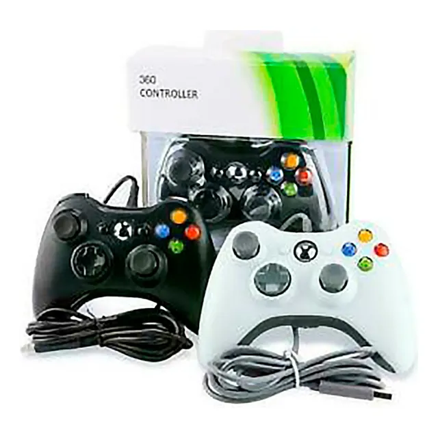 Mando Xbox 360 Juego Gamepad Usb Con Cable Pc 