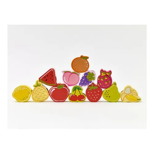 Juguete De Madera Para Niños Cuentas De Frutas