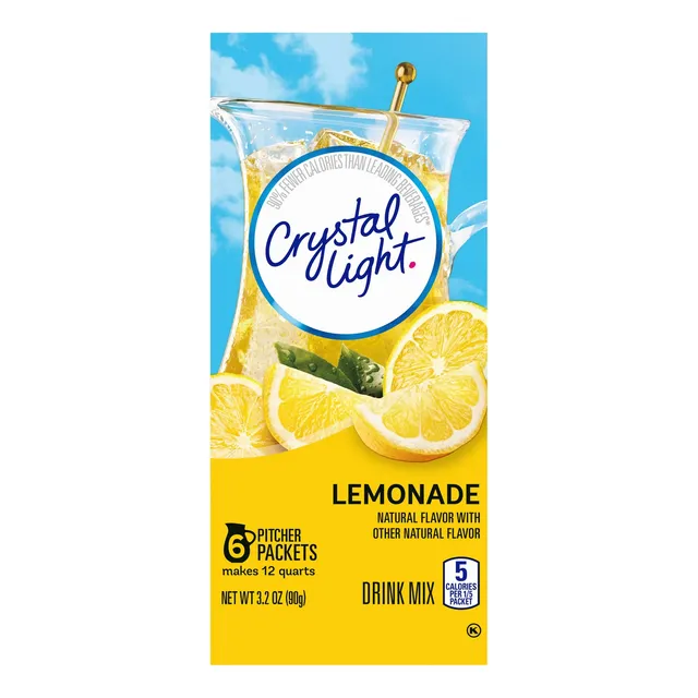Te Helado Crystal Light Lemonade 6 Jarras Cero Azucar Divino