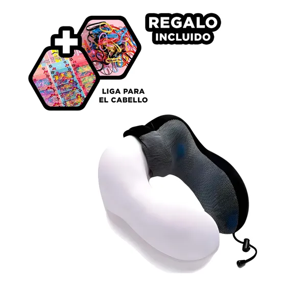 Almohadin Para Dormir Bien En Negro Ho33977 Y+ligas De Regal