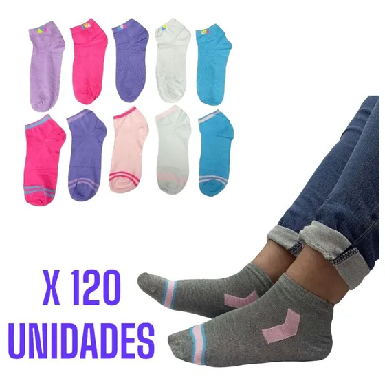 10 Docena De Medias Tobillera De Niños - Dama O Caballero
