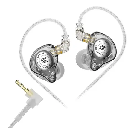 Audífonos Kz Edx Pro 2 Cable In Ear Hifi Bass Clear 3.5mm No Mic