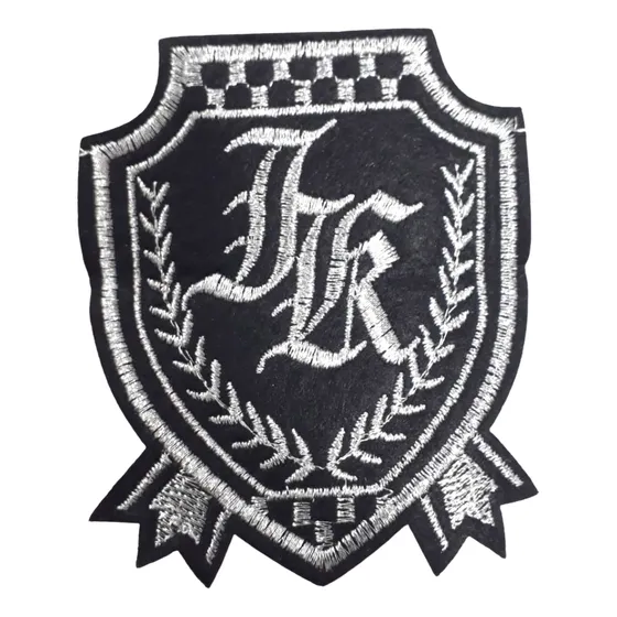 Aplique Escudo Insignia Parche Bordado Termoadhesivo Auto