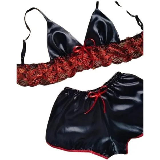 Pijama De Luxe Sleep Like A Queen Set De Dos Y Tres Piezas