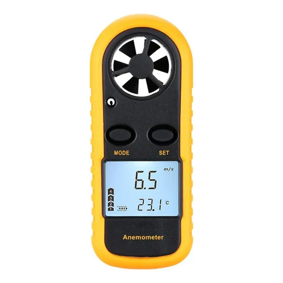// Mini Anemômetro Digital Lcd, Vento, Velocidade Do Ar, .