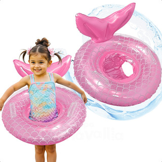 Inflable Flotador Cola Sirena Rosa Infantil Playa Alberca Inflable Flotador Cola Sirena Rosa Infantil Playa Alberca