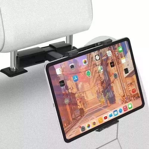 Soporte Ajustable Para Tablet Heaimo Para Auto | Compatible Con iPad, Samsung, Kindle | Rotación 360°, Fácil Instalación En Reposacabezas | Ideal Para Viajes Y Entretenimiento Familiar
