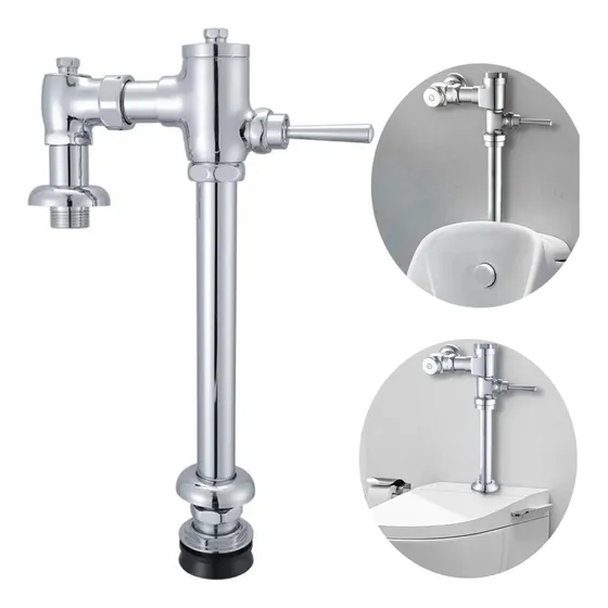 Fluxometro Para Wc De Manija Valvula De Descarga Wc 4.8l