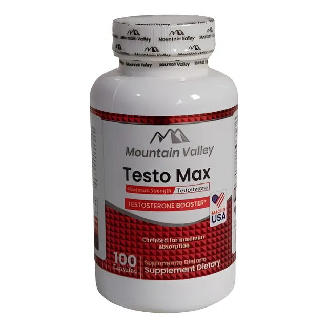 Testo Max Testosterone Booster 100 Cap. 1500mg Usa Import