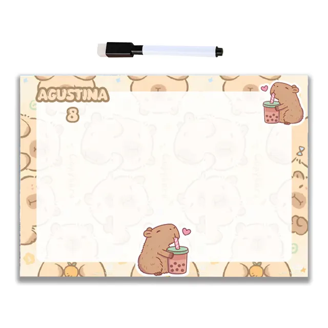Pizarras Personalizadas Con Marcador Souveniers Capibara