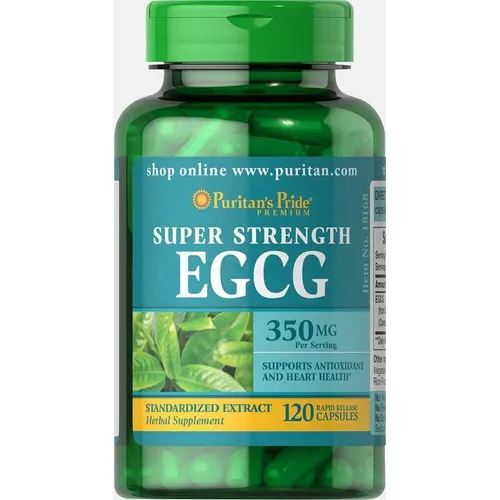 Puritans Pride Extracto De Té Verde Egcg 350mg 120 Caps Sabor Natural