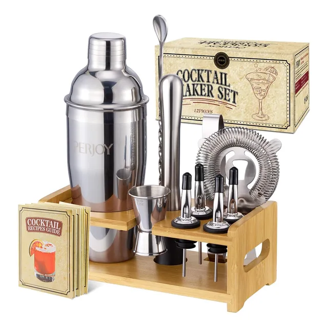Kit Bartender Set Profesional, Acero Inoxidable. 12 Pza 