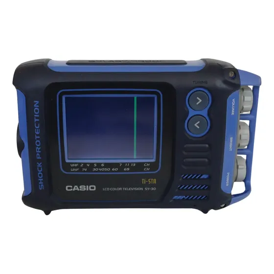 Mini Tv De Mano Portatil Casio Sy30 A Color Resistente Nuevo
