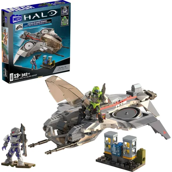Juguete De Construcción De Figuras De Acción Mega Halo Unsc