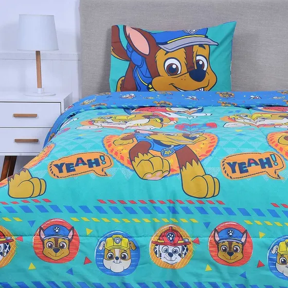 Cobertor Plumón Cubrecama Reversible 1.5 Plaza Diseño Niños