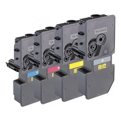 Pack 4 Toner Compatible Con Kyocera Tk-5232 M5521 P5021cdw Negro, Cyan, Magenta, Amarillo